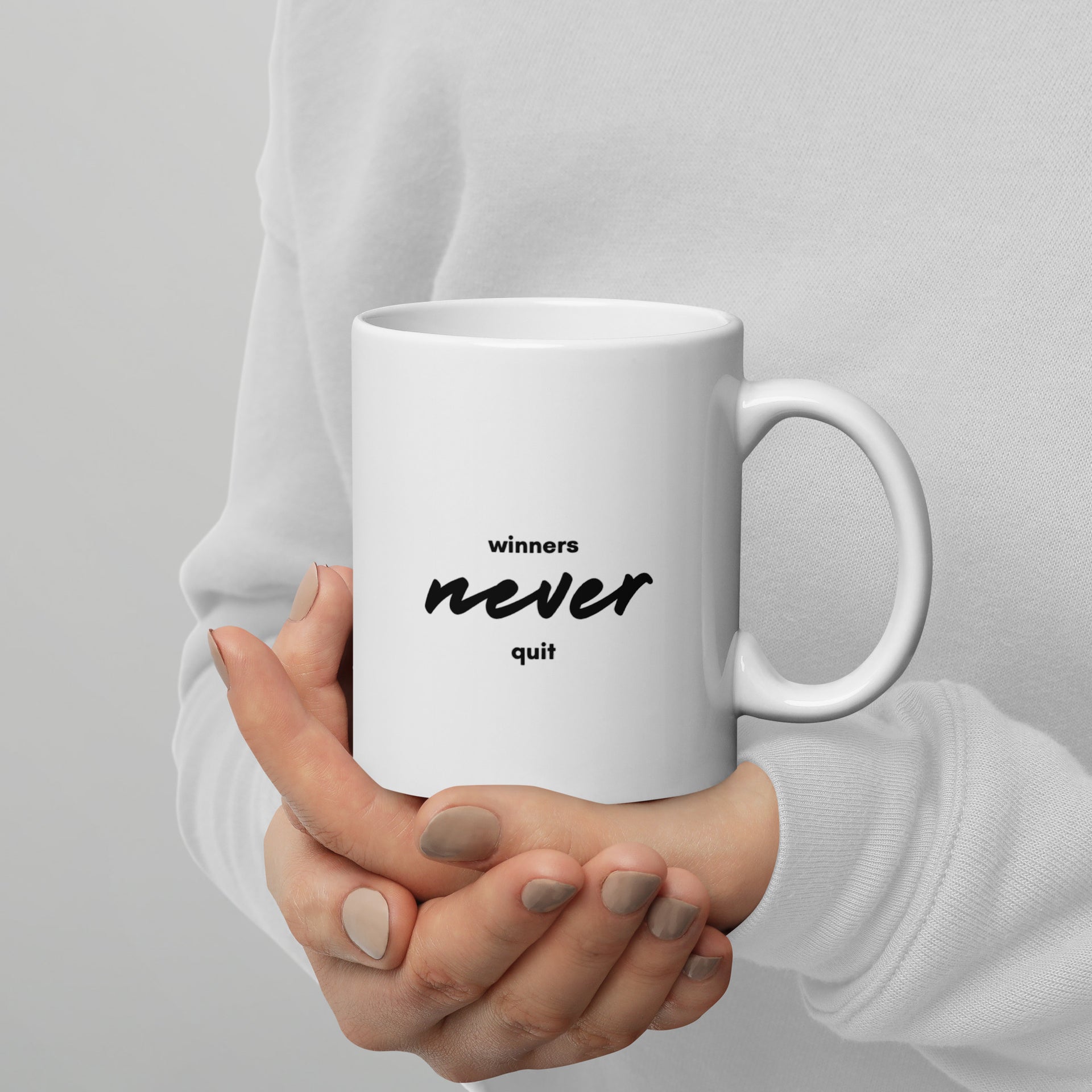 Winners Never Quit - Coffee Mug